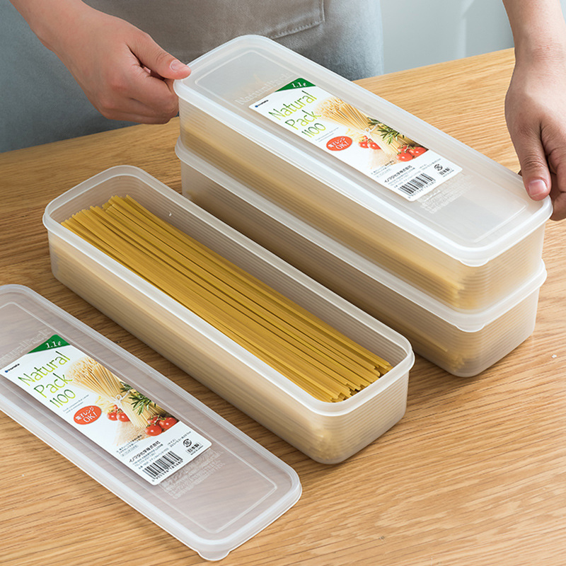 Jaapanist imporditud nuudlite hoiukarp spagetid värskena hoidmiseks mõeldud karp kööginuudlite karbis külmkapi viimistlusartefakt