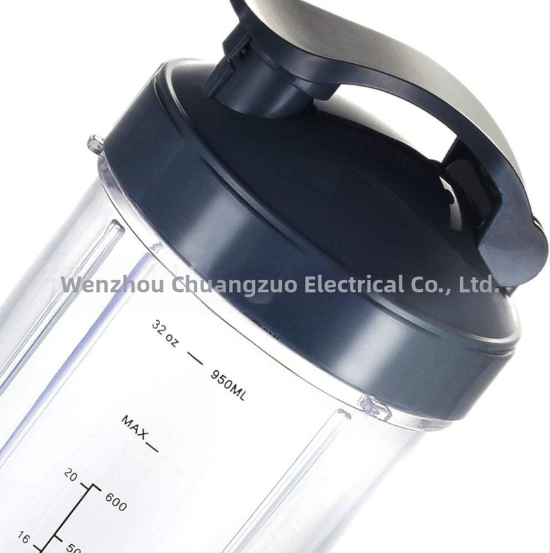 Чаша за блендер, 32 oz (около 947,2 mL) с капак, съвместима с Nutri 600W 900W