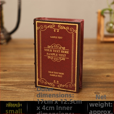 Vintage βιβλίο βιβλίο ψεύτικο βιβλίο αποθήκευση ταμείο μικρά στολίδια φως πολυτελή βιβλιοθήκη βιβλιοθήκη διακοσμήσεις βιβλίων