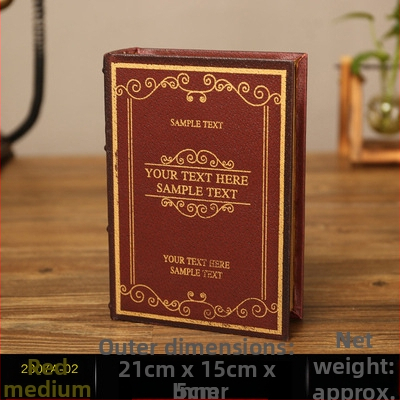 Vintage βιβλίο βιβλίο ψεύτικο βιβλίο αποθήκευση ταμείο μικρά στολίδια φως πολυτελή βιβλιοθήκη βιβλιοθήκη διακοσμήσεις βιβλίων