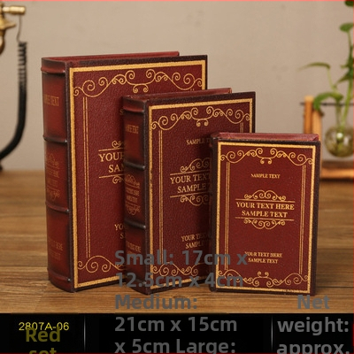 Vintage βιβλίο βιβλίο ψεύτικο βιβλίο αποθήκευση ταμείο μικρά στολίδια φως πολυτελή βιβλιοθήκη βιβλιοθήκη διακοσμήσεις βιβλίων