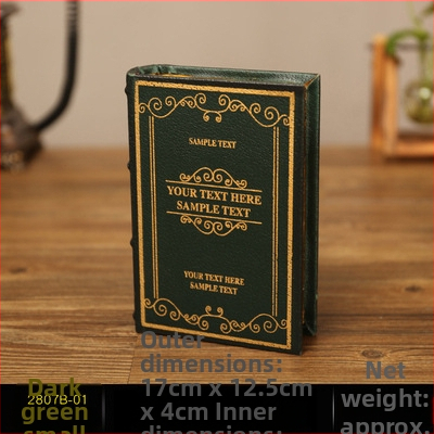 Vintage βιβλίο βιβλίο ψεύτικο βιβλίο αποθήκευση ταμείο μικρά στολίδια φως πολυτελή βιβλιοθήκη βιβλιοθήκη διακοσμήσεις βιβλίων