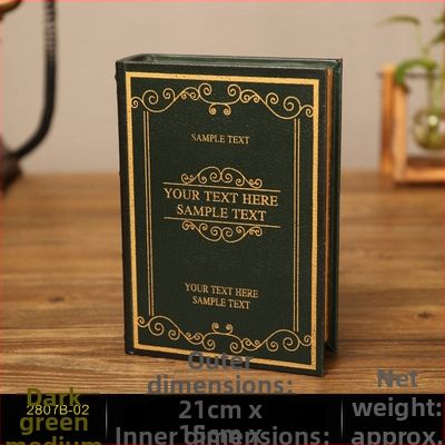 Vintage βιβλίο βιβλίο ψεύτικο βιβλίο αποθήκευση ταμείο μικρά στολίδια φως πολυτελή βιβλιοθήκη βιβλιοθήκη διακοσμήσεις βιβλίων