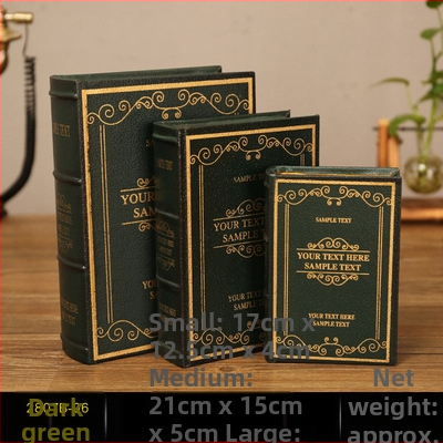 Vintage βιβλίο βιβλίο ψεύτικο βιβλίο αποθήκευση ταμείο μικρά στολίδια φως πολυτελή βιβλιοθήκη βιβλιοθήκη διακοσμήσεις βιβλίων