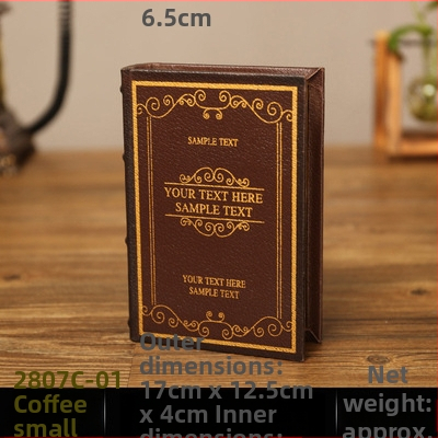 Vintage βιβλίο βιβλίο ψεύτικο βιβλίο αποθήκευση ταμείο μικρά στολίδια φως πολυτελή βιβλιοθήκη βιβλιοθήκη διακοσμήσεις βιβλίων