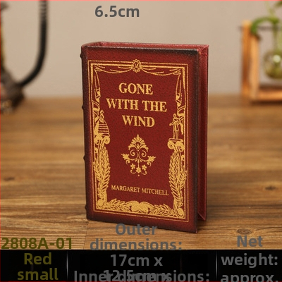 Vintage βιβλίο βιβλίο ψεύτικο βιβλίο αποθήκευση ταμείο μικρά στολίδια φως πολυτελή βιβλιοθήκη βιβλιοθήκη διακοσμήσεις βιβλίων