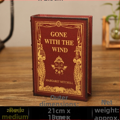 Vintage βιβλίο βιβλίο ψεύτικο βιβλίο αποθήκευση ταμείο μικρά στολίδια φως πολυτελή βιβλιοθήκη βιβλιοθήκη διακοσμήσεις βιβλίων