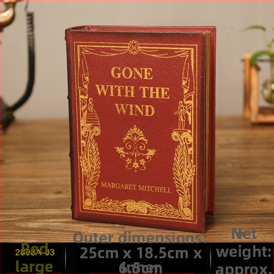 Vintage βιβλίο βιβλίο ψεύτικο βιβλίο αποθήκευση ταμείο μικρά στολίδια φως πολυτελή βιβλιοθήκη βιβλιοθήκη διακοσμήσεις βιβλίων