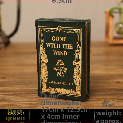 Vintage βιβλίο βιβλίο ψεύτικο βιβλίο αποθήκευση ταμείο μικρά στολίδια φως πολυτελή βιβλιοθήκη βιβλιοθήκη διακοσμήσεις βιβλίων