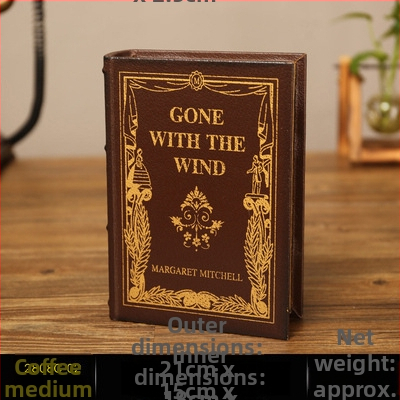 Vintage βιβλίο βιβλίο ψεύτικο βιβλίο αποθήκευση ταμείο μικρά στολίδια φως πολυτελή βιβλιοθήκη βιβλιοθήκη διακοσμήσεις βιβλίων