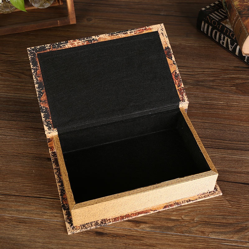 Vintage βιβλίο βιβλίο ψεύτικο βιβλίο αποθήκευση ταμείο μικρά στολίδια φως πολυτελή βιβλιοθήκη βιβλιοθήκη διακοσμήσεις βιβλίων