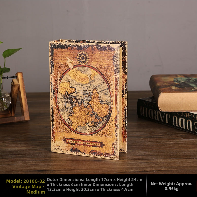 Vintage βιβλίο βιβλίο ψεύτικο βιβλίο αποθήκευση ταμείο μικρά στολίδια φως πολυτελή βιβλιοθήκη βιβλιοθήκη διακοσμήσεις βιβλίων