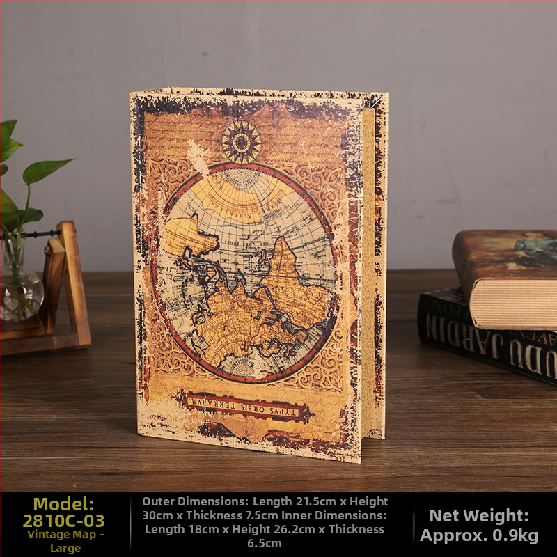 Vintage βιβλίο βιβλίο ψεύτικο βιβλίο αποθήκευση ταμείο μικρά στολίδια φως πολυτελή βιβλιοθήκη βιβλιοθήκη διακοσμήσεις βιβλίων