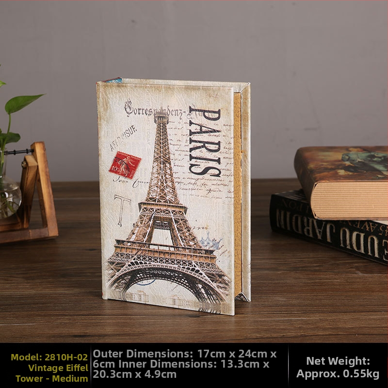 Vintage βιβλίο βιβλίο ψεύτικο βιβλίο αποθήκευση ταμείο μικρά στολίδια φως πολυτελή βιβλιοθήκη βιβλιοθήκη διακοσμήσεις βιβλίων