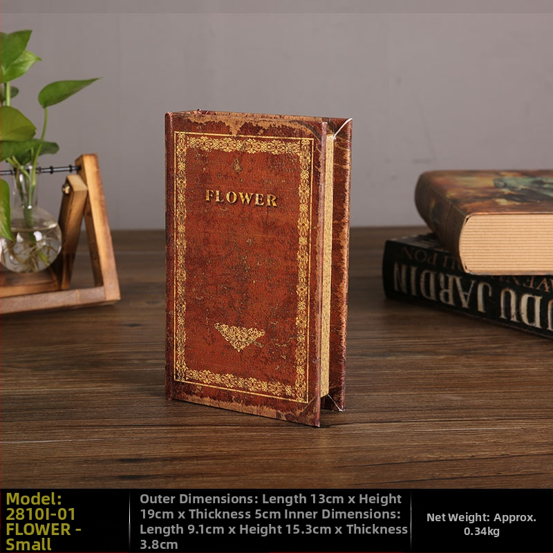 Vintage βιβλίο βιβλίο ψεύτικο βιβλίο αποθήκευση ταμείο μικρά στολίδια φως πολυτελή βιβλιοθήκη βιβλιοθήκη διακοσμήσεις βιβλίων