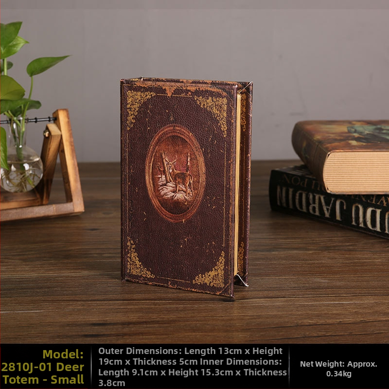 Vintage βιβλίο βιβλίο ψεύτικο βιβλίο αποθήκευση ταμείο μικρά στολίδια φως πολυτελή βιβλιοθήκη βιβλιοθήκη διακοσμήσεις βιβλίων