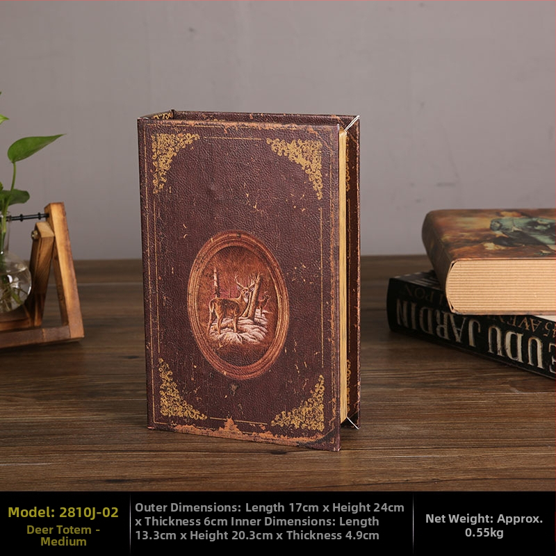 Vintage βιβλίο βιβλίο ψεύτικο βιβλίο αποθήκευση ταμείο μικρά στολίδια φως πολυτελή βιβλιοθήκη βιβλιοθήκη διακοσμήσεις βιβλίων