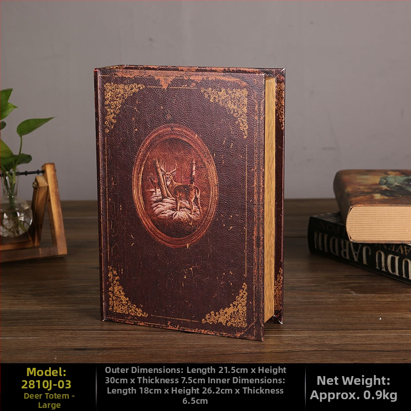 Vintage βιβλίο βιβλίο ψεύτικο βιβλίο αποθήκευση ταμείο μικρά στολίδια φως πολυτελή βιβλιοθήκη βιβλιοθήκη διακοσμήσεις βιβλίων