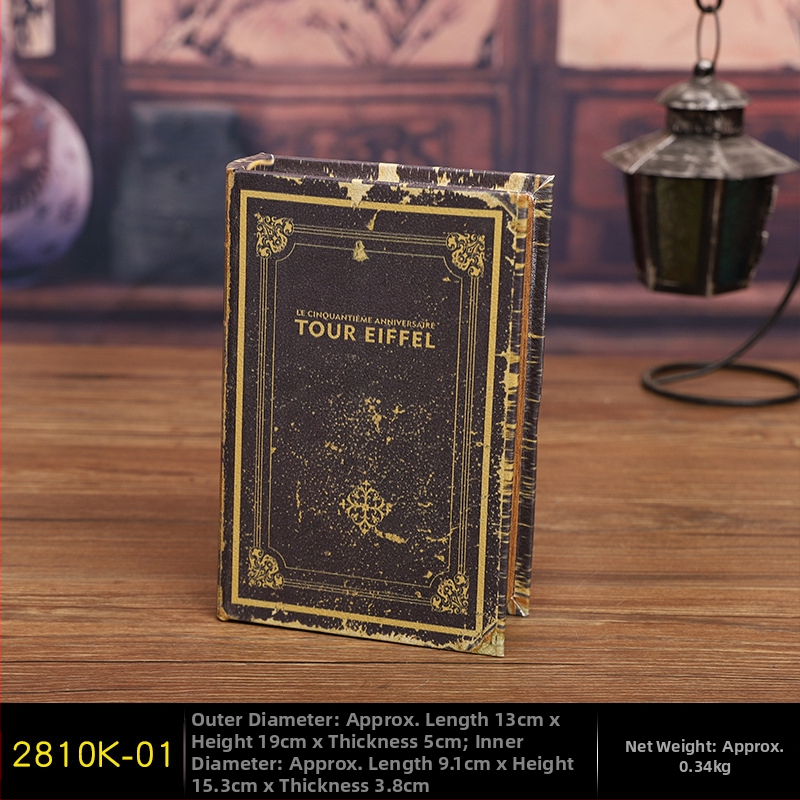 Vintage βιβλίο βιβλίο ψεύτικο βιβλίο αποθήκευση ταμείο μικρά στολίδια φως πολυτελή βιβλιοθήκη βιβλιοθήκη διακοσμήσεις βιβλίων