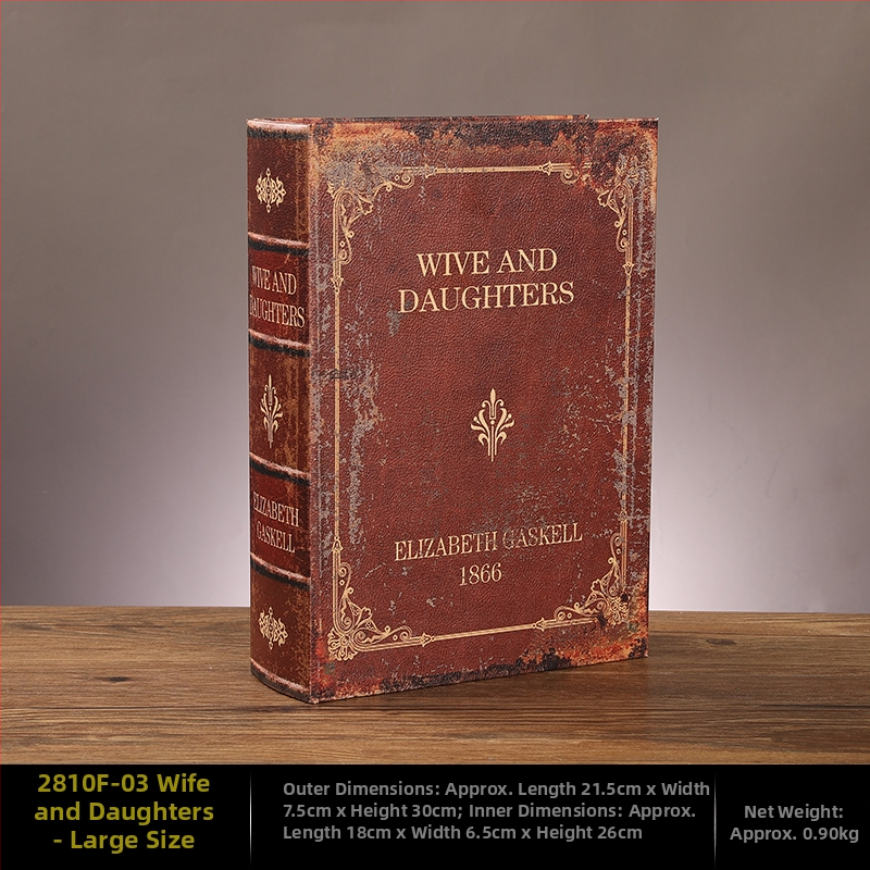 Vintage βιβλίο βιβλίο ψεύτικο βιβλίο αποθήκευση ταμείο μικρά στολίδια φως πολυτελή βιβλιοθήκη βιβλιοθήκη διακοσμήσεις βιβλίων