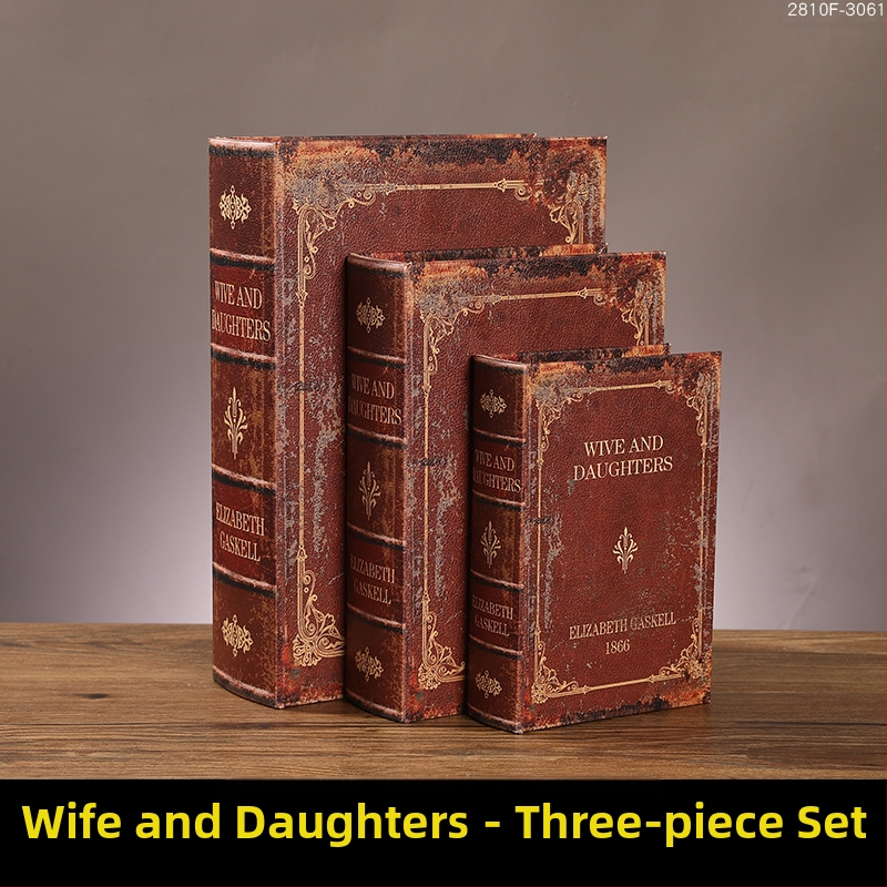 Vintage βιβλίο βιβλίο ψεύτικο βιβλίο αποθήκευση ταμείο μικρά στολίδια φως πολυτελή βιβλιοθήκη βιβλιοθήκη διακοσμήσεις βιβλίων