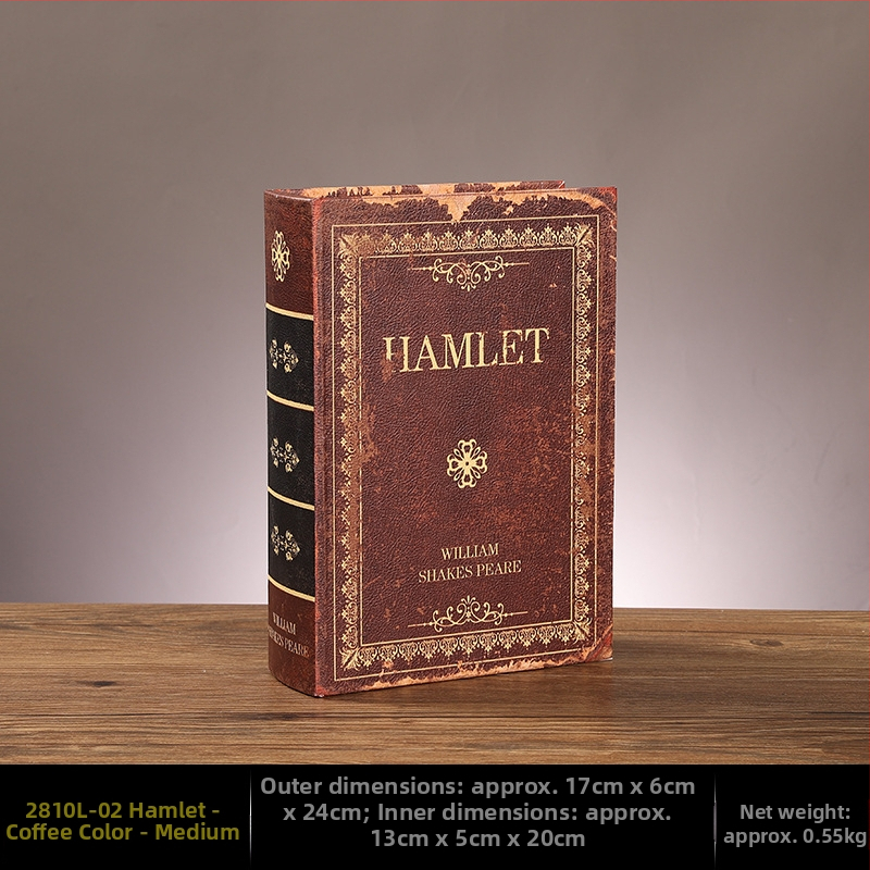 Vintage βιβλίο βιβλίο ψεύτικο βιβλίο αποθήκευση ταμείο μικρά στολίδια φως πολυτελή βιβλιοθήκη βιβλιοθήκη διακοσμήσεις βιβλίων