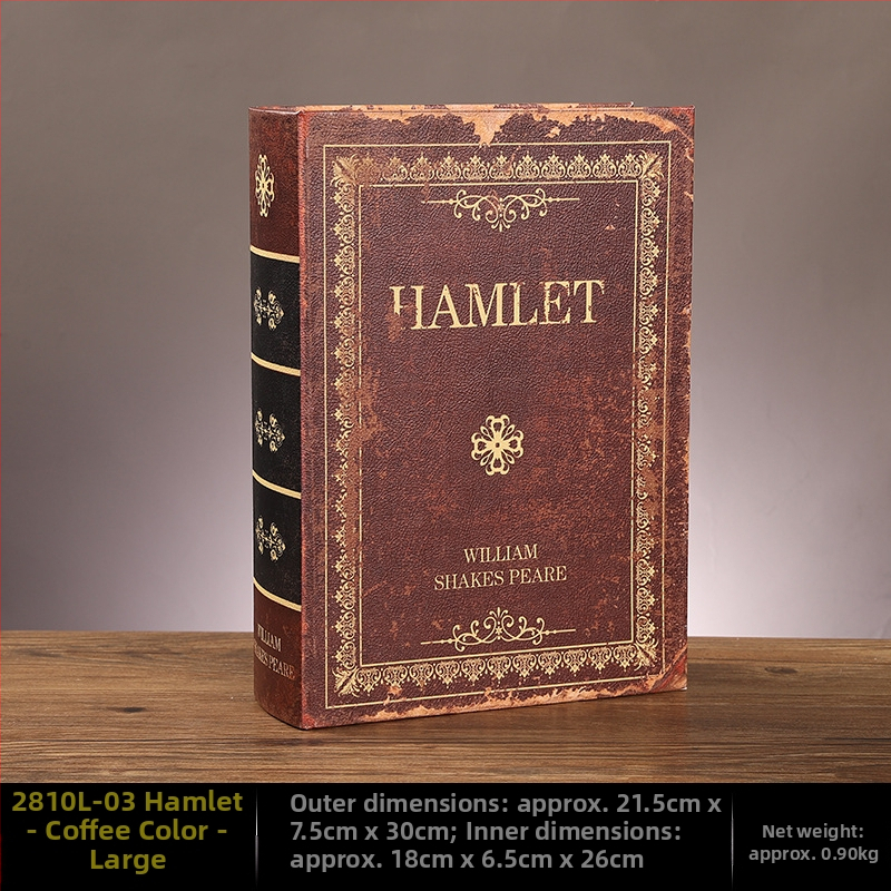 Vintage βιβλίο βιβλίο ψεύτικο βιβλίο αποθήκευση ταμείο μικρά στολίδια φως πολυτελή βιβλιοθήκη βιβλιοθήκη διακοσμήσεις βιβλίων