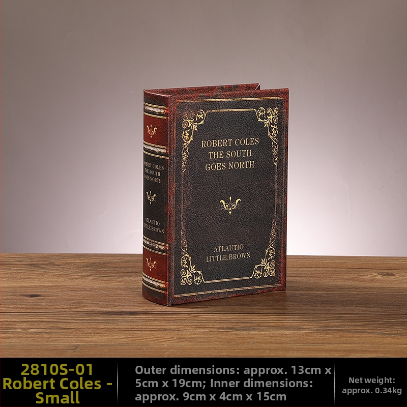 Vintage βιβλίο βιβλίο ψεύτικο βιβλίο αποθήκευση ταμείο μικρά στολίδια φως πολυτελή βιβλιοθήκη βιβλιοθήκη διακοσμήσεις βιβλίων