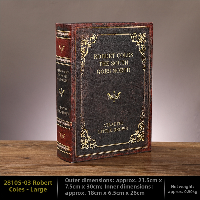 Vintage βιβλίο βιβλίο ψεύτικο βιβλίο αποθήκευση ταμείο μικρά στολίδια φως πολυτελή βιβλιοθήκη βιβλιοθήκη διακοσμήσεις βιβλίων