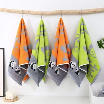 Gaoyangi tehasevärvi lõng panda bambuskiust 130g paks rätik pehme imav rätik