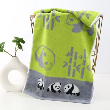 Gaoyangi tehasevärvi lõng panda bambuskiust 130g paks rätik pehme imav rätik