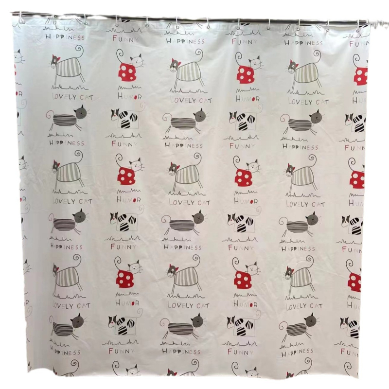 Veekindel ja hallituskindel dušikardin, paksendatud vannitoakardinate komplekt, vannitoa stantsivaba trükitud vaheseina kardin, piiriülene tehase otsemüük