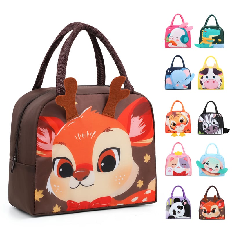 Multfilmas trīsdimensiju pusdienu kastes soma bērnu skolēniem pārnēsājama pusdienu soma ar maltītes maisiņu biroja darbiniekiem pusdienu soma jauka ikdienas soma