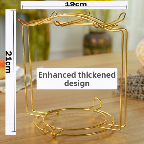 Комплект за съхранение на чаши за кафе, рафт за чаши за кафе, рафт за 6 чаши и 6 чинии
