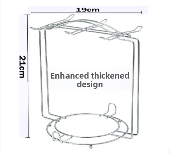 Kohvitopside komplekti hoiuriiul Kohvitopside riiul 6 tassi ja 6 taldriku riiul