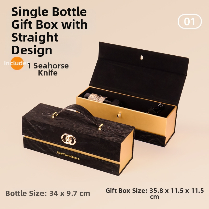 Κατασκευαστής κουτιών συσκευασίας υψηλής ποιότητας, κουτιών δώρου κρασιού με παράθυρο, κουτιών κρασιού σε απόθεμα, χονδρικής πώλησης κουτιών δώρου υψηλής ποιότητας, κατάλληλα για Penfolds κρασιού