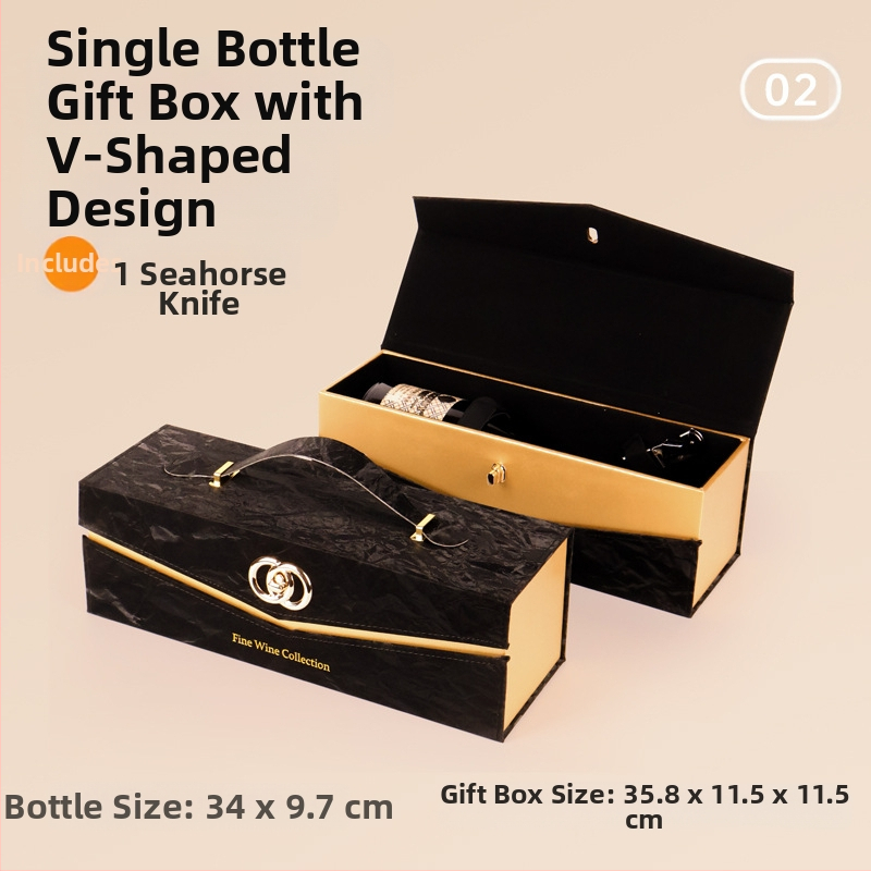 Κατασκευαστής κουτιών συσκευασίας υψηλής ποιότητας, κουτιών δώρου κρασιού με παράθυρο, κουτιών κρασιού σε απόθεμα, χονδρικής πώλησης κουτιών δώρου υψηλής ποιότητας, κατάλληλα για Penfolds κρασιού