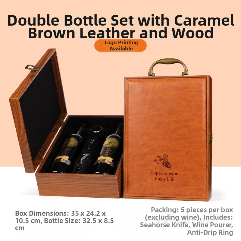 Κατασκευαστής κουτιών συσκευασίας υψηλής ποιότητας, κουτιών δώρου κρασιού με παράθυρο, κουτιών κρασιού σε απόθεμα, χονδρικής πώλησης κουτιών δώρου υψηλής ποιότητας, κατάλληλα για Penfolds κρασιού