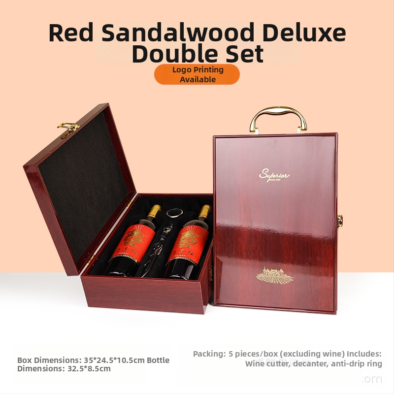 Κατασκευαστής κουτιών συσκευασίας υψηλής ποιότητας, κουτιών δώρου κρασιού με παράθυρο, κουτιών κρασιού σε απόθεμα, χονδρικής πώλησης κουτιών δώρου υψηλής ποιότητας, κατάλληλα για Penfolds κρασιού