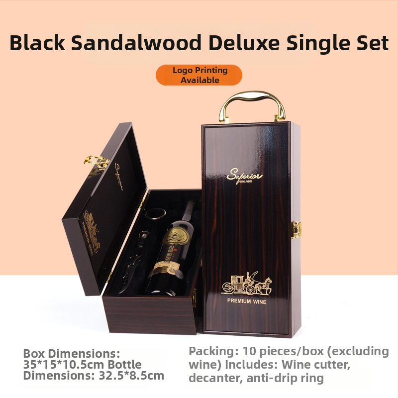 Κατασκευαστής κουτιών συσκευασίας υψηλής ποιότητας, κουτιών δώρου κρασιού με παράθυρο, κουτιών κρασιού σε απόθεμα, χονδρικής πώλησης κουτιών δώρου υψηλής ποιότητας, κατάλληλα για Penfolds κρασιού