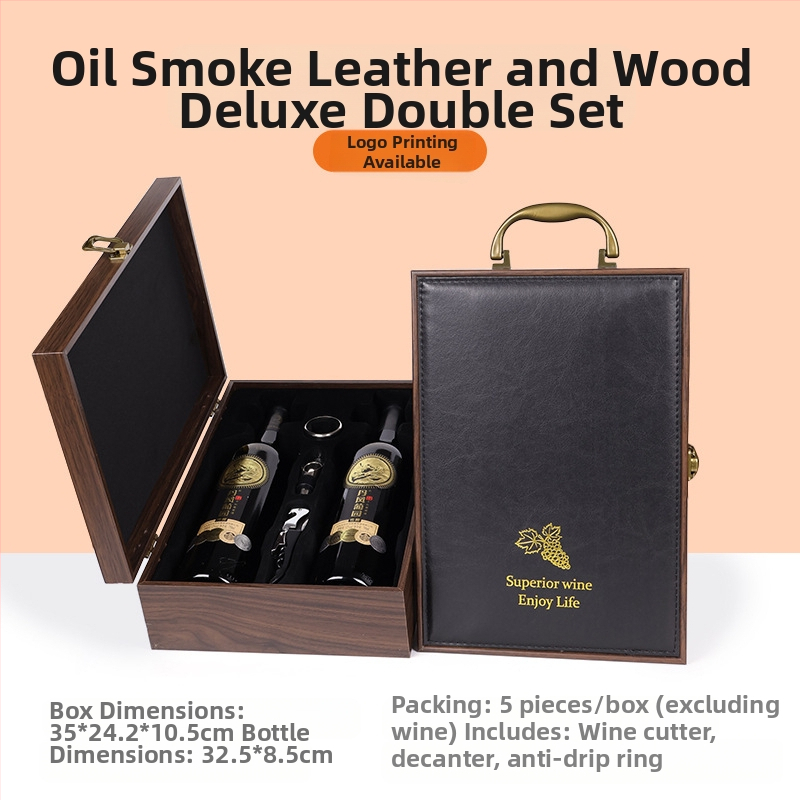 Κατασκευαστής κουτιών συσκευασίας υψηλής ποιότητας, κουτιών δώρου κρασιού με παράθυρο, κουτιών κρασιού σε απόθεμα, χονδρικής πώλησης κουτιών δώρου υψηλής ποιότητας, κατάλληλα για Penfolds κρασιού