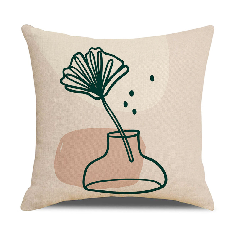 Modern egyszerű geometrikus absztrakt illusztráció vászon párnahuzat 2023 új otthoni kanapé párnahuzat párnahuzat