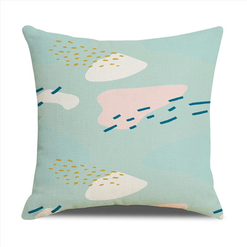 Modern egyszerű geometrikus absztrakt illusztráció vászon párnahuzat 2023 új otthoni kanapé párnahuzat párnahuzat