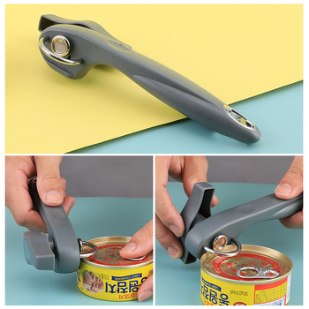 Νέο ανοιχτήρι κονσερβών πολυλειτουργικό από ανοξείδωτο ατσάλι ανοιχτήρι κονσερβών με μονή λαβή ανοιχτήρι πλευρικού καπακιού ανοιχτήρι κονσερβών με μαχαίρι χονδρικής