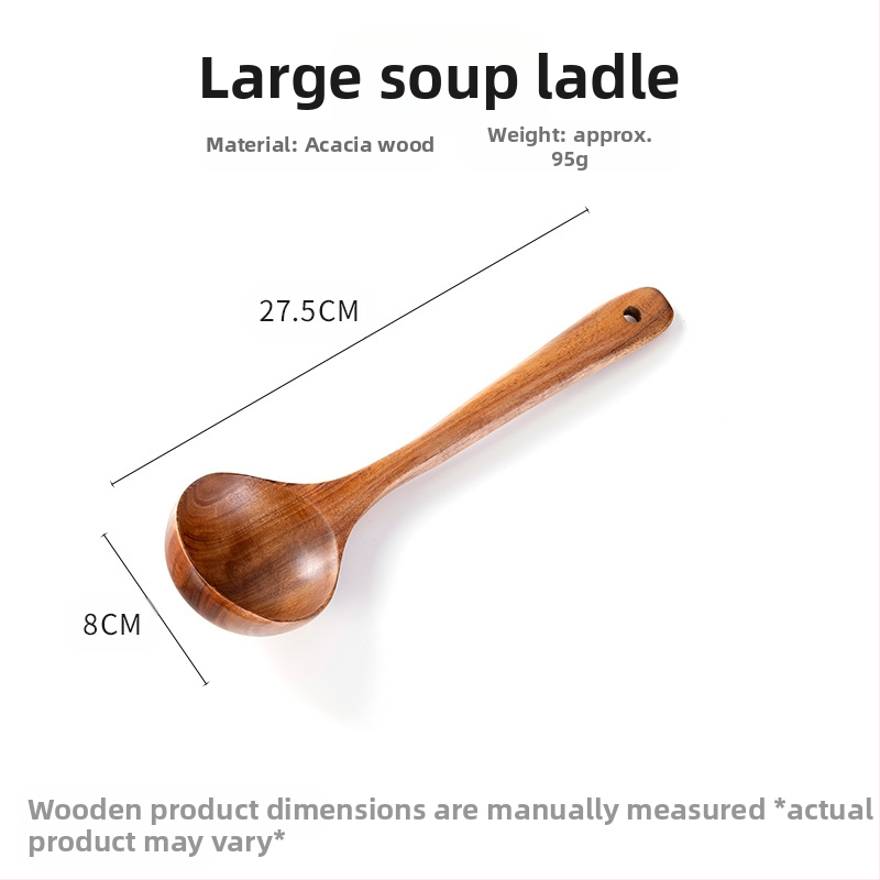 Φυλλάδιο από ξύλο ακακίας, αντικολλητικό τηγάνι, σουρωτήρι, κουτάλι ρυζιού, μακριά λαβή, ανακάτεμα, καρυκεύματα, μαγείρεμα, ζεστό δοχείο, κουτάλι σούπας