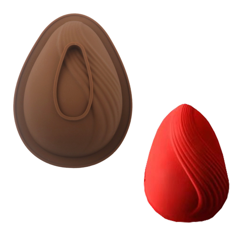 Силиконова форма за великденско яйце Amazon Explosions, форма за френски кекс с форма на цвете, форма за мус, птиче яйце