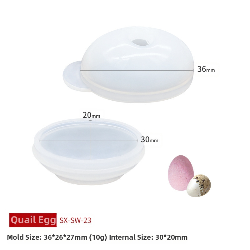 Силиконова форма за великденско яйце Amazon Explosions, форма за френски кекс с форма на цвете, форма за мус, птиче яйце