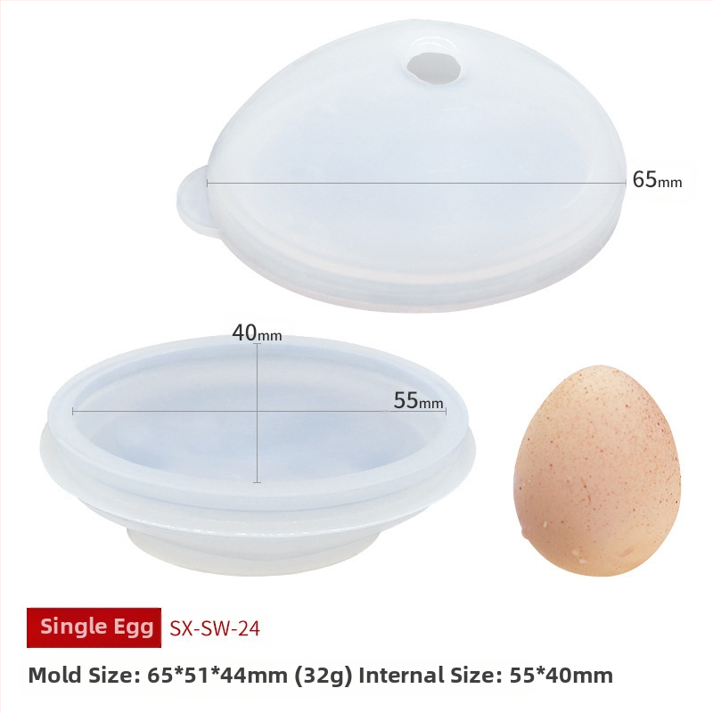 Силиконова форма за великденско яйце Amazon Explosions, форма за френски кекс с форма на цвете, форма за мус, птиче яйце