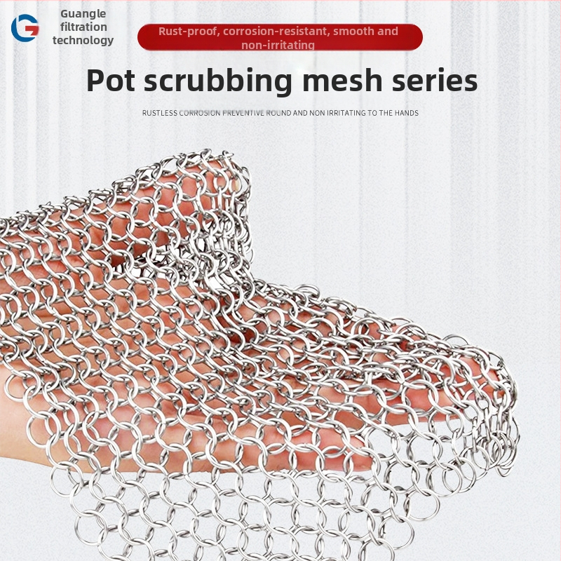 Potihari roostevabast terasest hari potivõrk terastraadist kuulipuhastuspall potiharja rõngasvõrk lukk nael nõudepesuhari poti artefakt hulgimüük