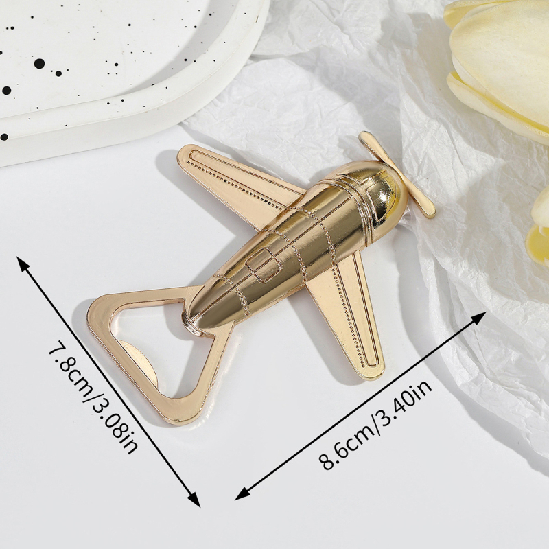 Трансгранична отварачка за бутилки бира, сватбен подарък за спътник, метална отварачка за бутилки, креативна отварачка за бутилки за самолет, отварачка за вино на едро